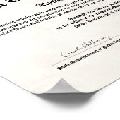 GED一般高校同等卒業証書コピー ポスター (角)