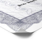 GED General High School Equivalency Diploma Copy ポスター (角)