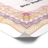 GED General High School Equivalency Diploma Copy ポスター (角)