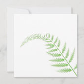Gedenkens Karte Farnblattes  招待状 (裏面)