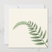 Gedenkens Karte Farnblattes 招待状 (正面)