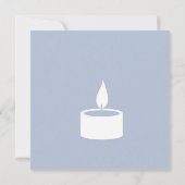 Gedenkens Karte Kerze 招待状 (裏面)