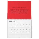 gedichtenkalender カレンダー (2月 2027)