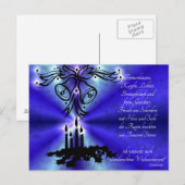 Gedictauf Deutsch, Weihnachten, Gedicth ポストカード (正面/裏面)