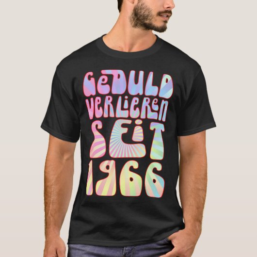 Geduld Verlieren Seit 1966 57 Jahre Alter Geburtst Tシャツ (正面)