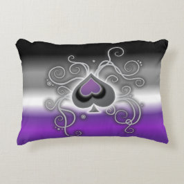 Geebotのエースは居心地のよいプライドの旗の装飾用クッションを着色します アクセントクッション