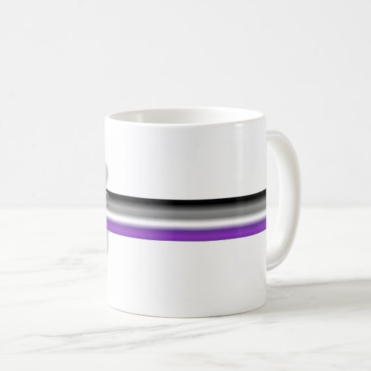 Geebotのエース色のエース踏鋤ロゴのプライドの旗のマグ コーヒーマグカップ (正面右)