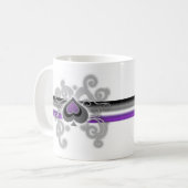 Geebotのエース色のエース踏鋤ロゴのプライドの旗のマグ コーヒーマグカップ (正面左)