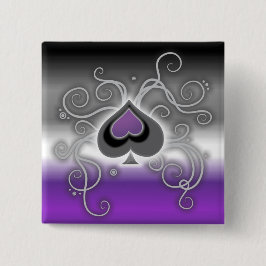 Geebotのエース色のエース踏鋤ロゴのプライドの旗 缶バッジ