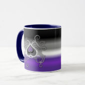 Geebotのエース踏鋤ロゴのプライドの旗のマグ マグカップ (正面左)