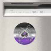 Geebotのaceスペードプライドフラグ磁石カスタマイズ可能 マグネット (インサイチュ (食洗機))