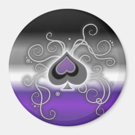 Geebotのaceスペードプライドフラグ磁石カスタマイズ可能 マグネット