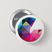 Geekedのロゴのバッジ 缶バッジ (正面&裏面)