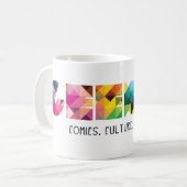 GEEKEDの雑誌のマグ コーヒーマグカップ (正面左)