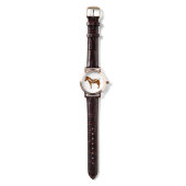 GEEKLEY montre femme classique marron 腕時計 (ストラップ)