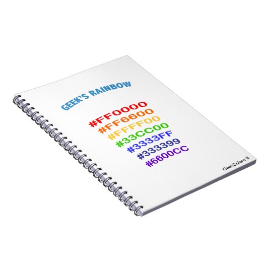 Geek's Rainbow ノートブック (右側)