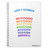 Geek's Rainbow ノートブック (正面)