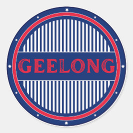 Geelong City Pride Emblem – Australian Identity ラウンドシール