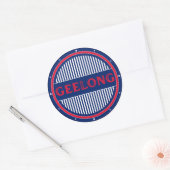 Geelong City Pride Emblem – Australian Identity ラウンドシール (封筒)