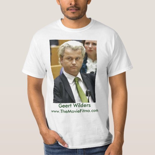 Geert Wilders Tシャツ (正面)