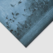 Geeseヴィンテージアンティークティール（緑がかった色）ブルーテクスチャデコページ 薄葉紙 (詳細)