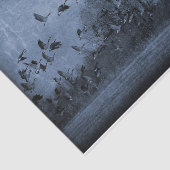 Geeseヴィンテージアンティークブルーテクスチャ切り離し 薄葉紙 (詳細)