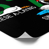 Geese A Laying Swans A Swimming 67 Six Geese Seven ポスター (角)