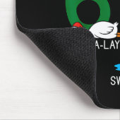 Geese A Laying Swans A Swimming 67 Six Geese Seven マウスパッド (コーナー)