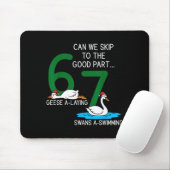Geese A Laying Swans A Swimming 67 Six Geese Seven マウスパッド (マウス)