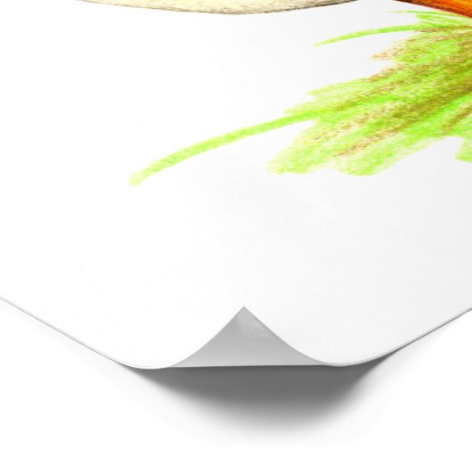 Geese:  Brown Chinese ポスター (角)