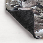 Geese in the Park Mouse Pad マウスパッド (コーナー)
