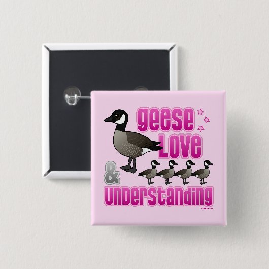 Geese、Love、Understanding 缶バッジ (正面&裏面)
