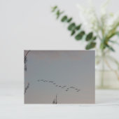 Geese on the Flyはがき ポストカード (スタンド正面)