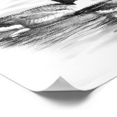 Geese on Water ポスター (角)