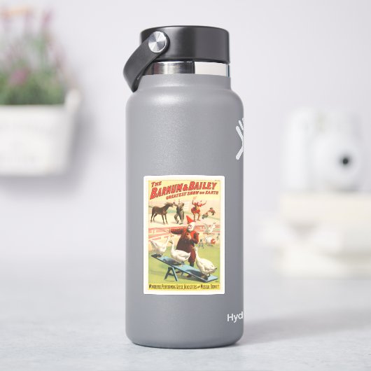 Geese、Roosters、Donkeyを実行するピエロ。 シール (HydroFlask)