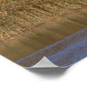 Geese with Autumn Trees Poster ポスター (角)