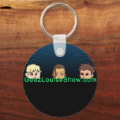 Geez Louiseグループダークキーチェーン キーホルダー (正面)