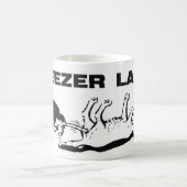 geezer湖の「早い鳥または興味」のマグ コーヒーマグカップ (中央)