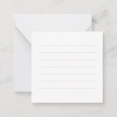 Gefeliciteerd Een Meisje Pasgeboren Dochter Kaart ノートカード (裏面)