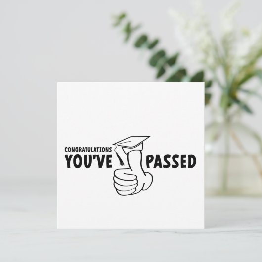 Gefeliciteerd, je bent geslaagd, diploma カード (スタンド正面)