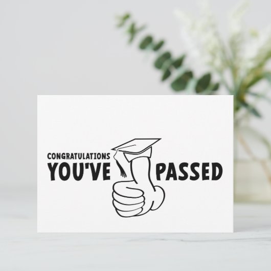 Gefeliciteerd, je bent geslaagd, diploma カード (スタンド正面)