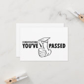 Gefeliciteerd, je bent geslaagd, diploma カード (正面/裏面インサイチュ)