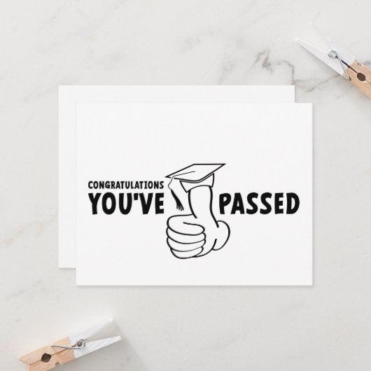 Gefeliciteerd, je bent geslaagd, diploma カード (正面/裏面インサイチュ)