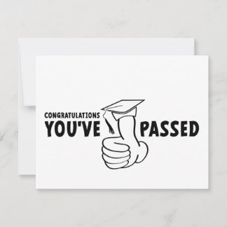 Gefeliciteerd, je bent geslaagd, diploma カード