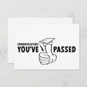 Gefeliciteerd, je bent geslaagd, diploma ノートカード (正面/裏面)