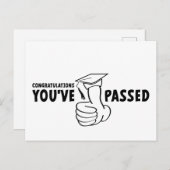 Gefeliciteerd, je bent geslaagd, diploma ポストカード (正面/裏面)