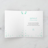 Gefeliciteerd Zwanger customizable names カード (内部)