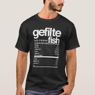 Gefilte Fish Nutritional Facts Hanukkah573png573 Tシャツ