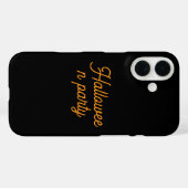 Geft ブラックiPhoneケース16 ハロウィンパーティー Case-Mate iPhoneケース (裏面 (横))