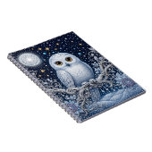 Geheimnisse der Winternacht – Schneeeule ノートブック (右側)
